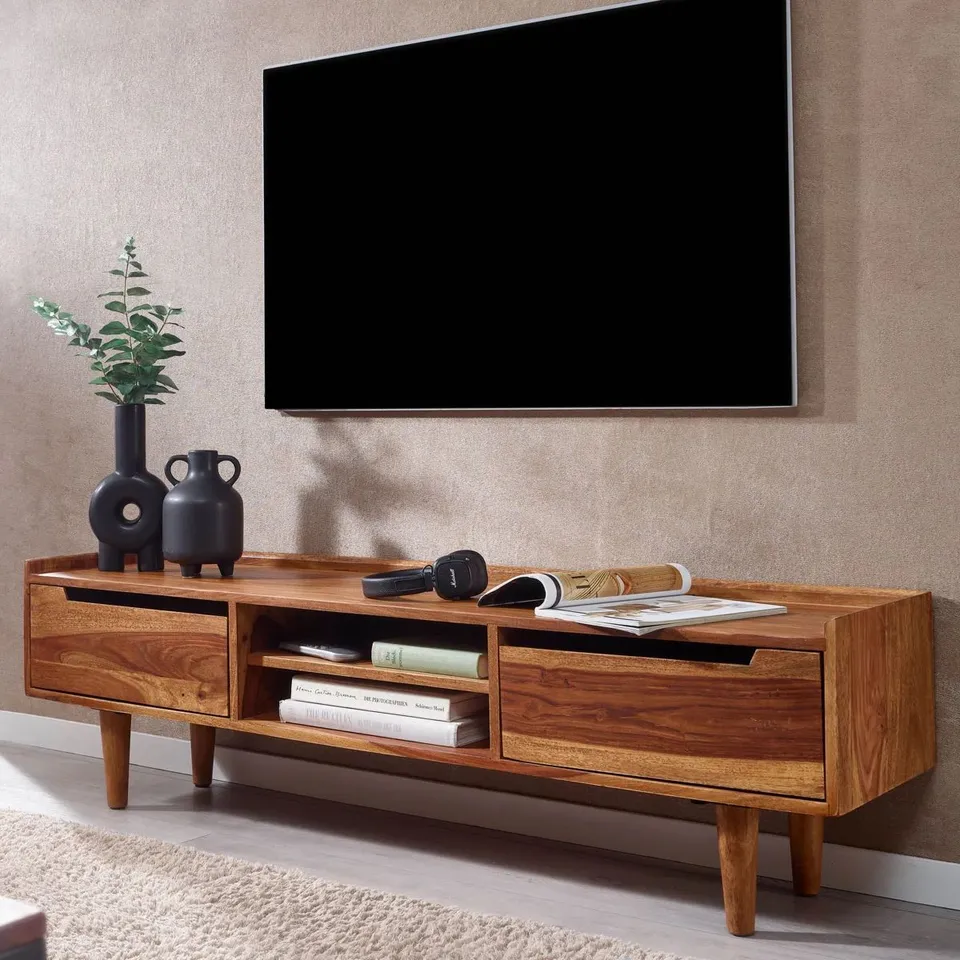 BOXED RIBALDI TV STAND FOR  TVS UP TO 60" 