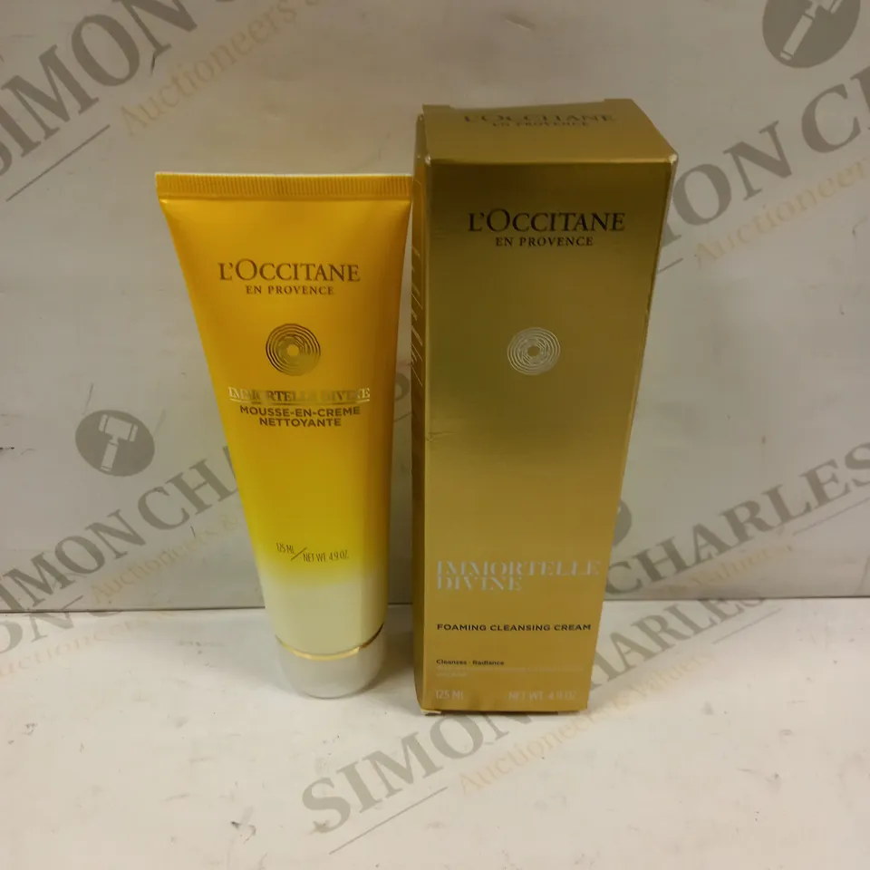 L'OCCITANE IMMORTELLE DIVINE FOAMING CLEANSING CREAM - 125ML