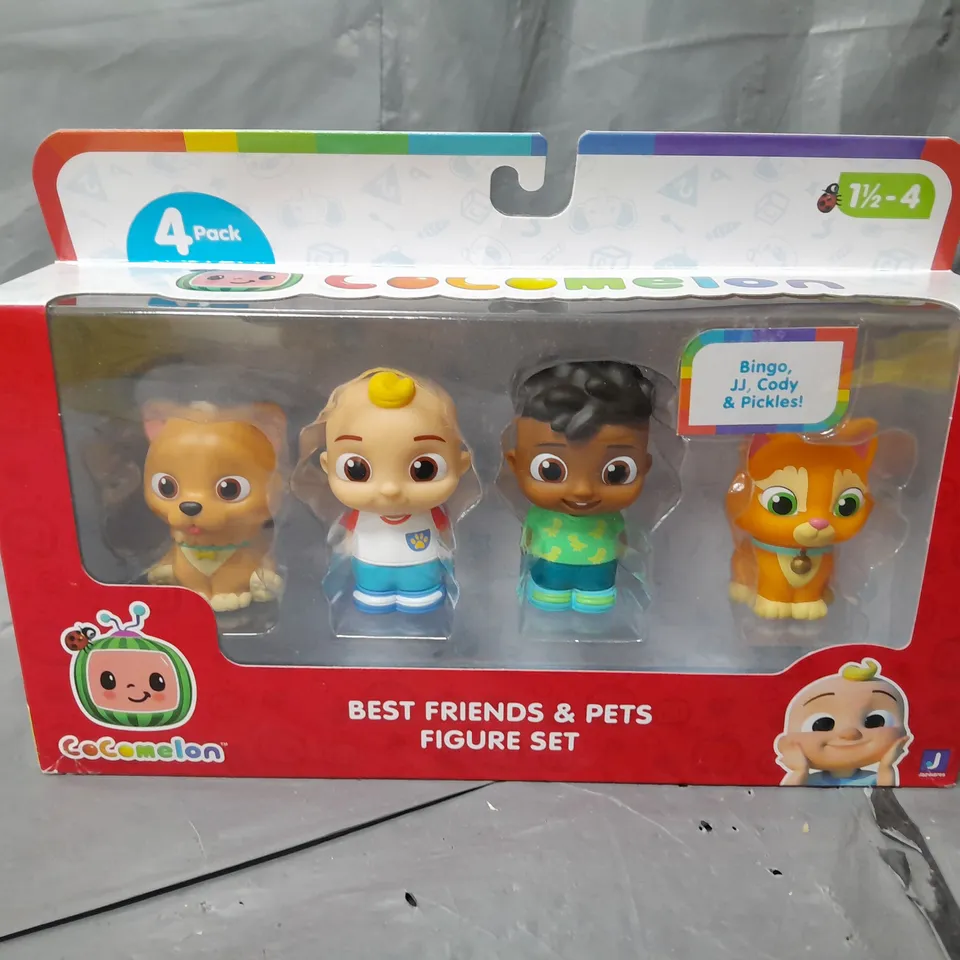 BOXED COCOMELON BEST FRIENDS & PETS 4-FIGURE SET