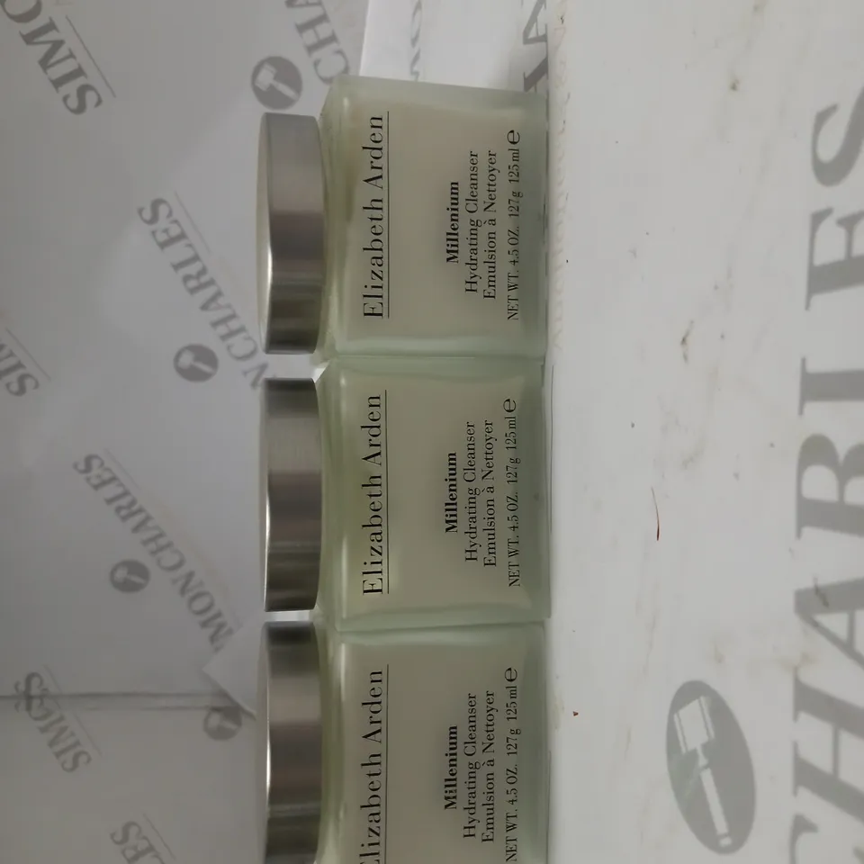 LOT OF THREE TO INCLUDE ELIZABETH ARDEN MILLENIUM HYDRATING CLEANSER