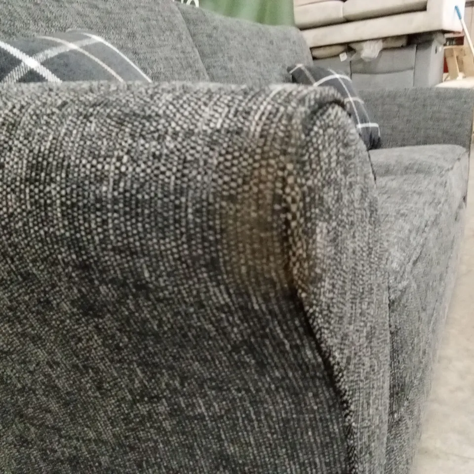 ALSOP 3 SEATER FABRIC SOFA - CHARCOAL RRP £749
