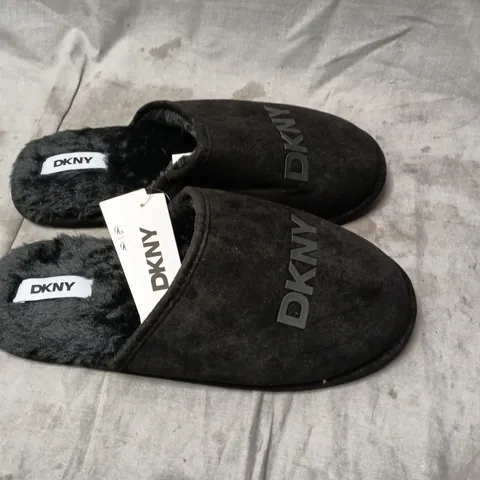DKNY MEN'S SLIPPER MULE – BLACK, UK 9-10 (EU 43-44)
