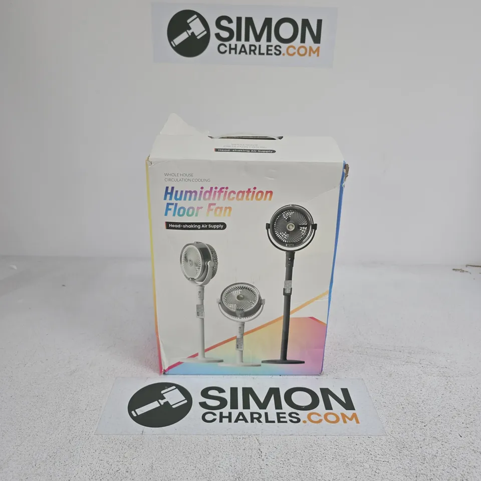 BOXED HUMIDIFICATION FLOOR FAN