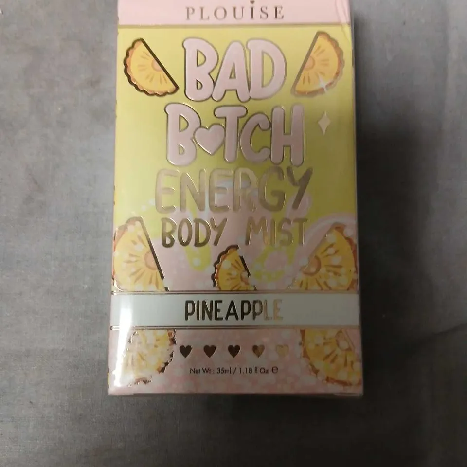 BOXED PLOUISE BAD BITCH ENERGY BODY MIST PINEAPPLE 35ML