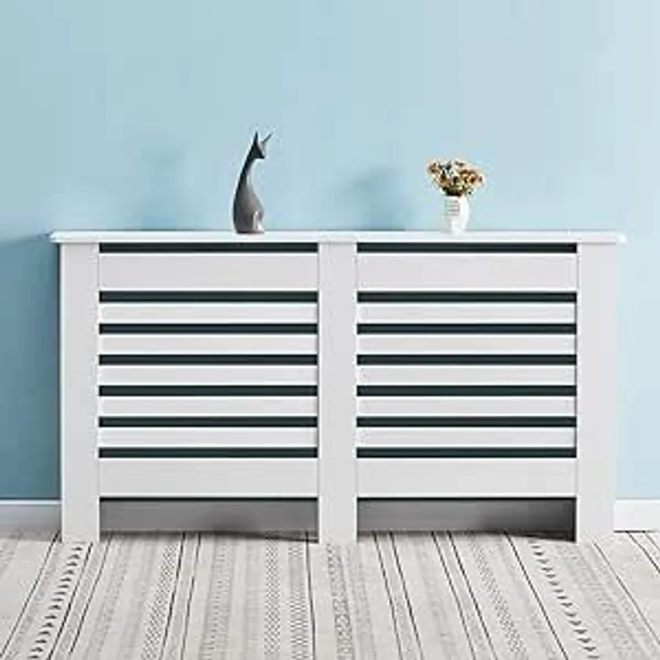 BOXED RADIATOR COVER - WHITE (1 BOX)