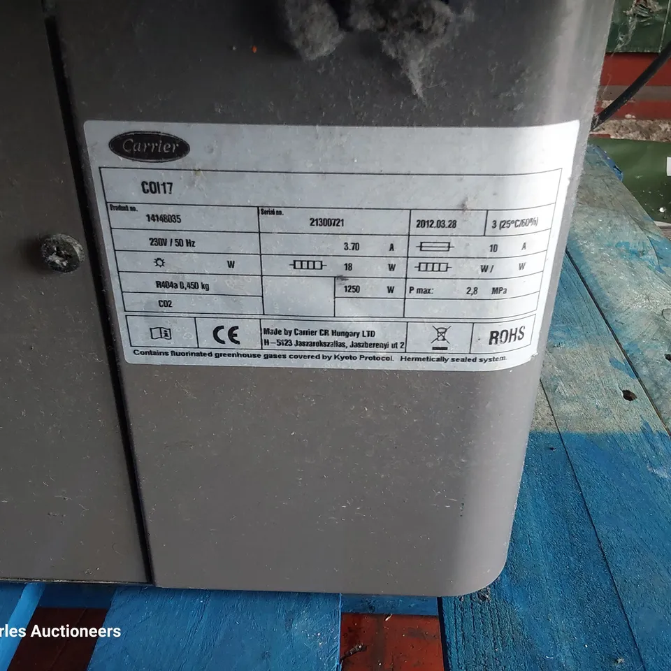 CARRIER COI17 OPEN DISPLAY CHEST FREEZER 