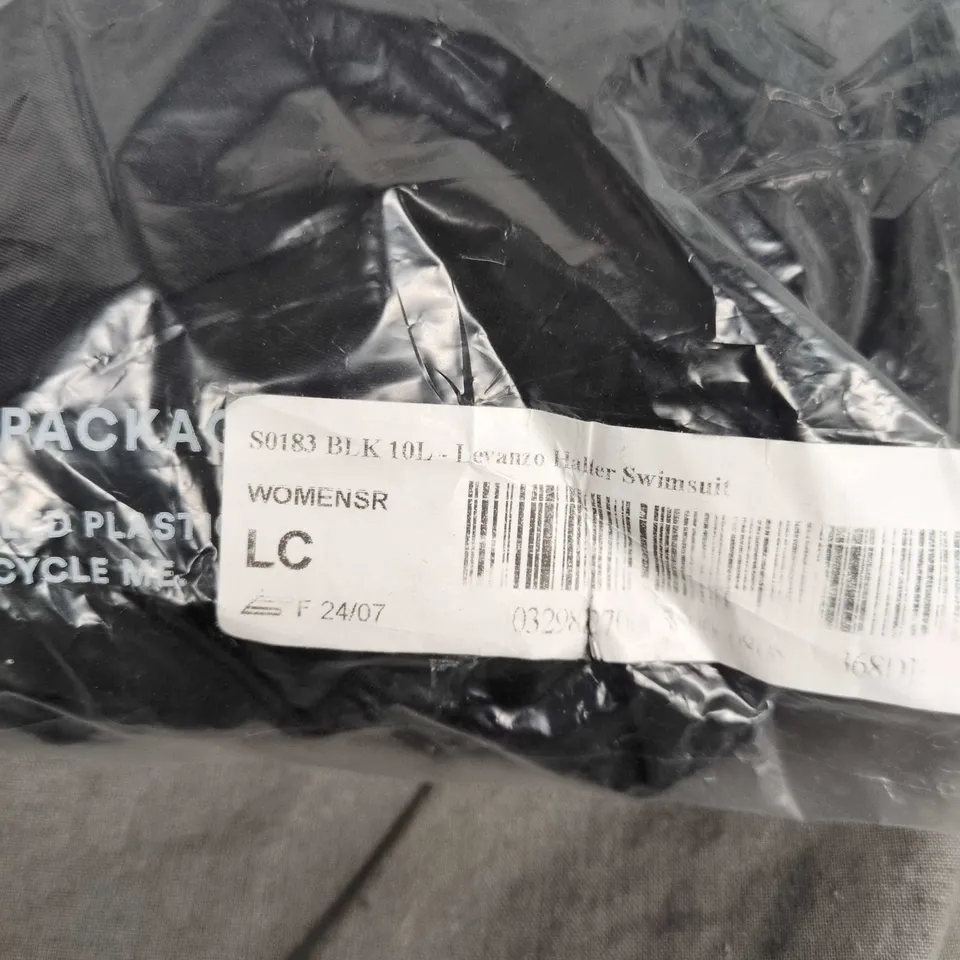 BODEN WOMEN'S BLACK HALTER SWIMSUIT – SIZE 10
