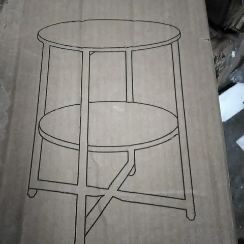 BOXED LIVING AND HOME SIDE TABLE