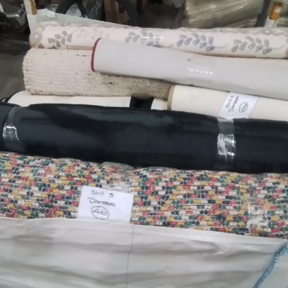 STILLAGE OF APPROXIMATELY 30 QUALITY DESIGNER RUGS