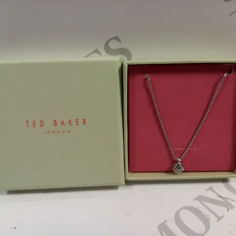 BOXED TED BAKER LONDON CIRCLE PENDANT NECKLACE