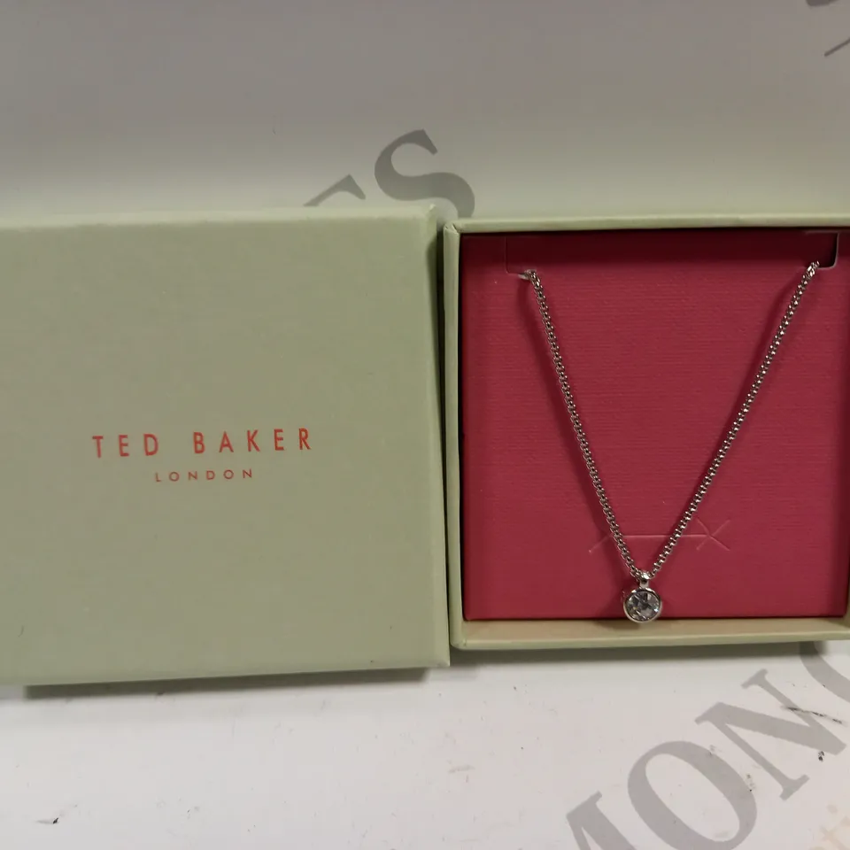 BOXED TED BAKER LONDON CIRCLE PENDANT NECKLACE 