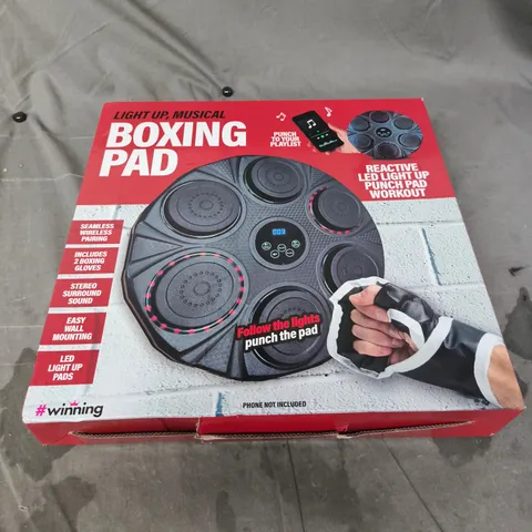 WINNING BOXING PAD – LIGHT UP, MUSICAL, INCLUDES 2 BOXING GLOVES