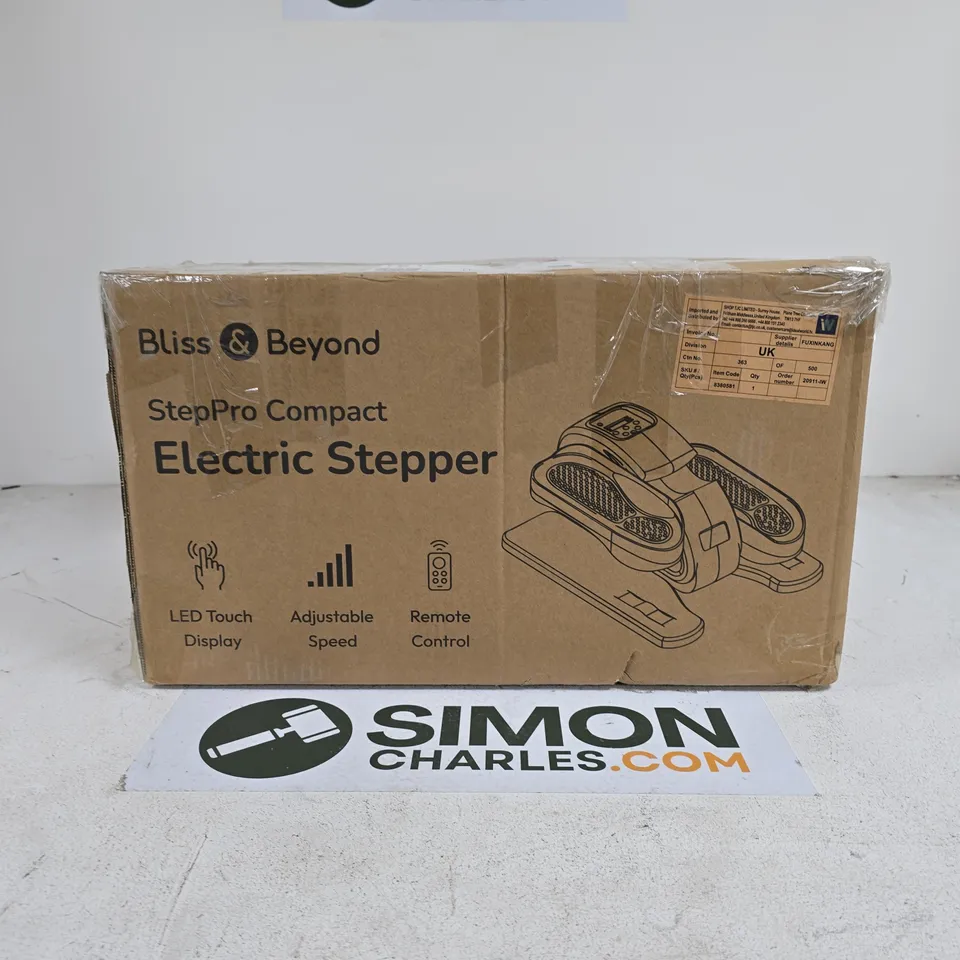 BLISS AND BEYOND STEPPRO COMPACT ELECTRIC STEPPER BOXED
