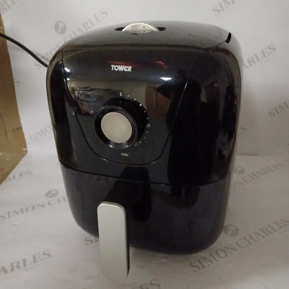TOWER T17062 VORTX MANUAL AIR FRYER, 3 LITRE, 1000W, BLACK