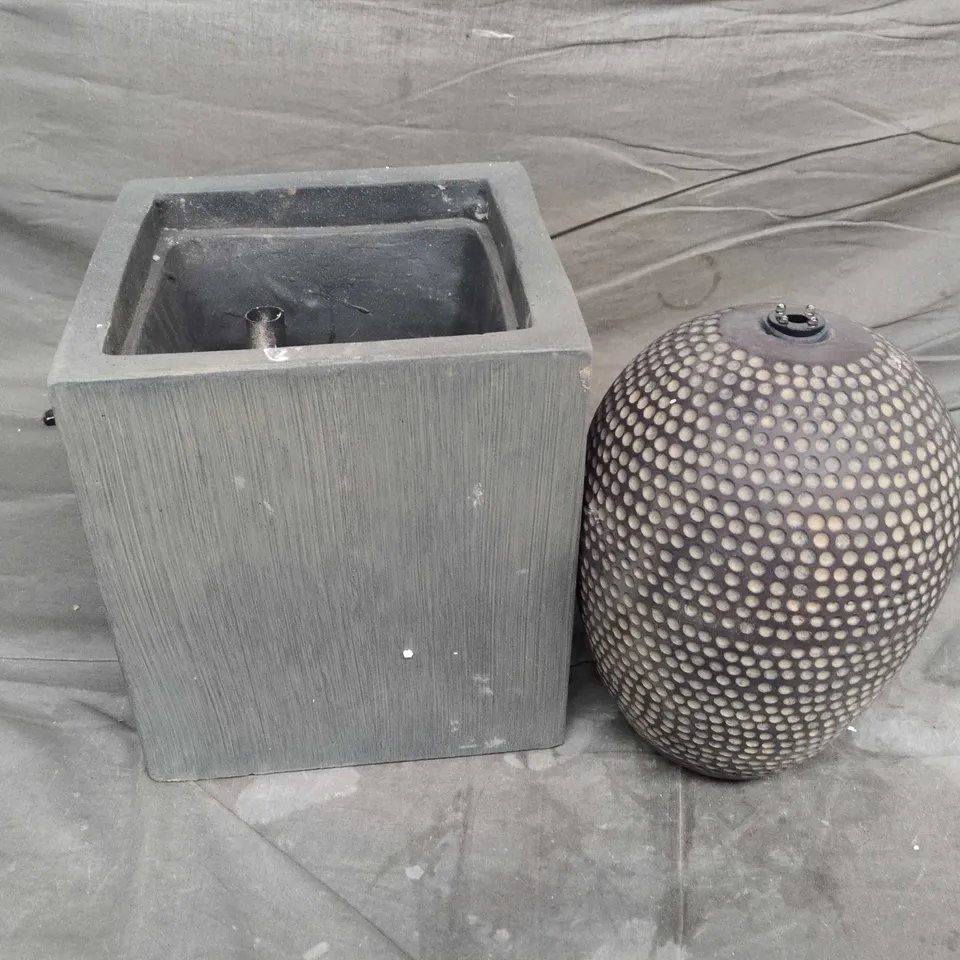 DAPPLE CASCADE WATER FEATURE WITH WARM WHITE LEDS – THE OUTDOOR LIVING COMPANY