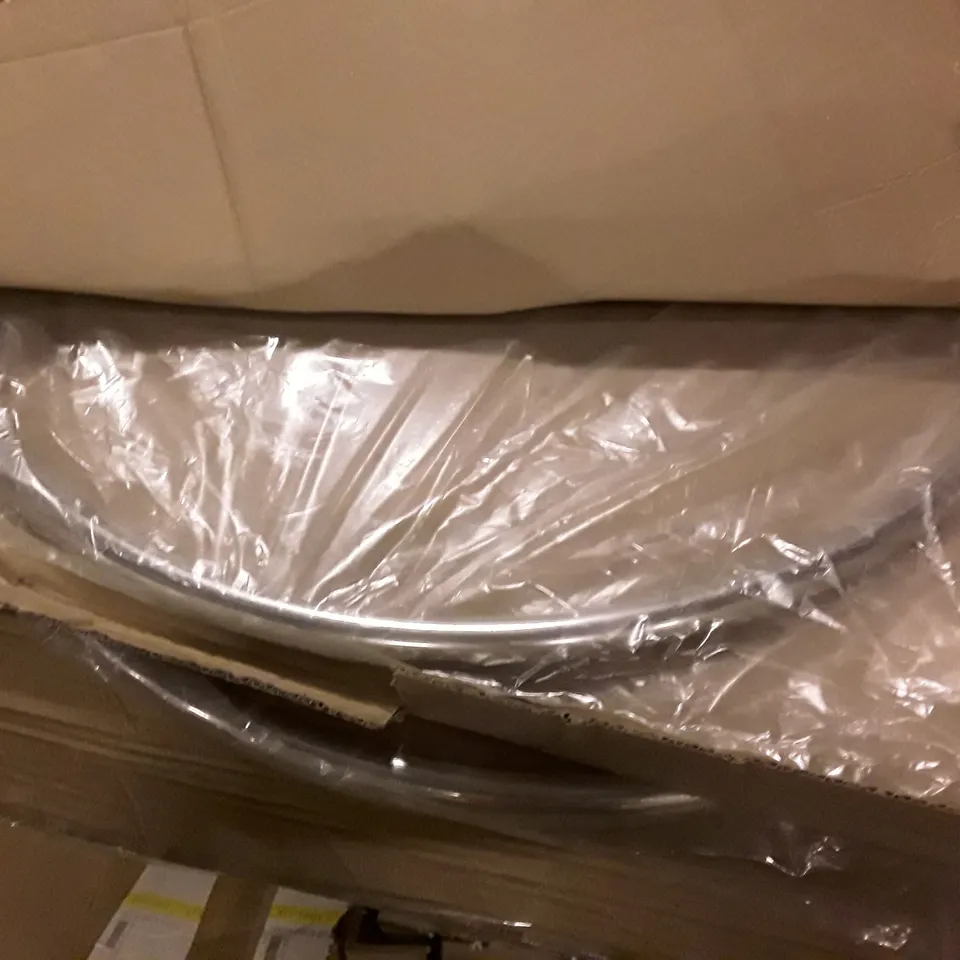 PALLET OF BRAND NEW HOMEWARE STOCK INCLUDING OVAL SHOWER CURTAIN RAIL & RECTANGLE SHELVE MIRROR