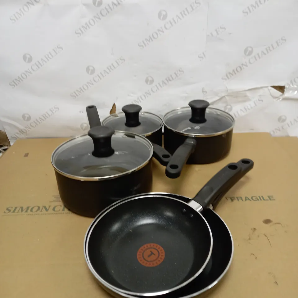 TEFAL ESSENTIAL COOKWARE SET