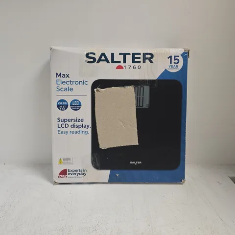 SALTER MAX ELECTRONIC SCALE – BOXED