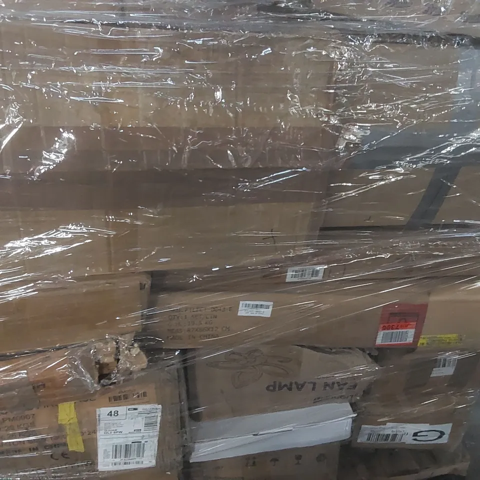 PALLET CONTAINING A LARGE QUANTITY OF ASSORTED FURNITURE PARTS ECT 