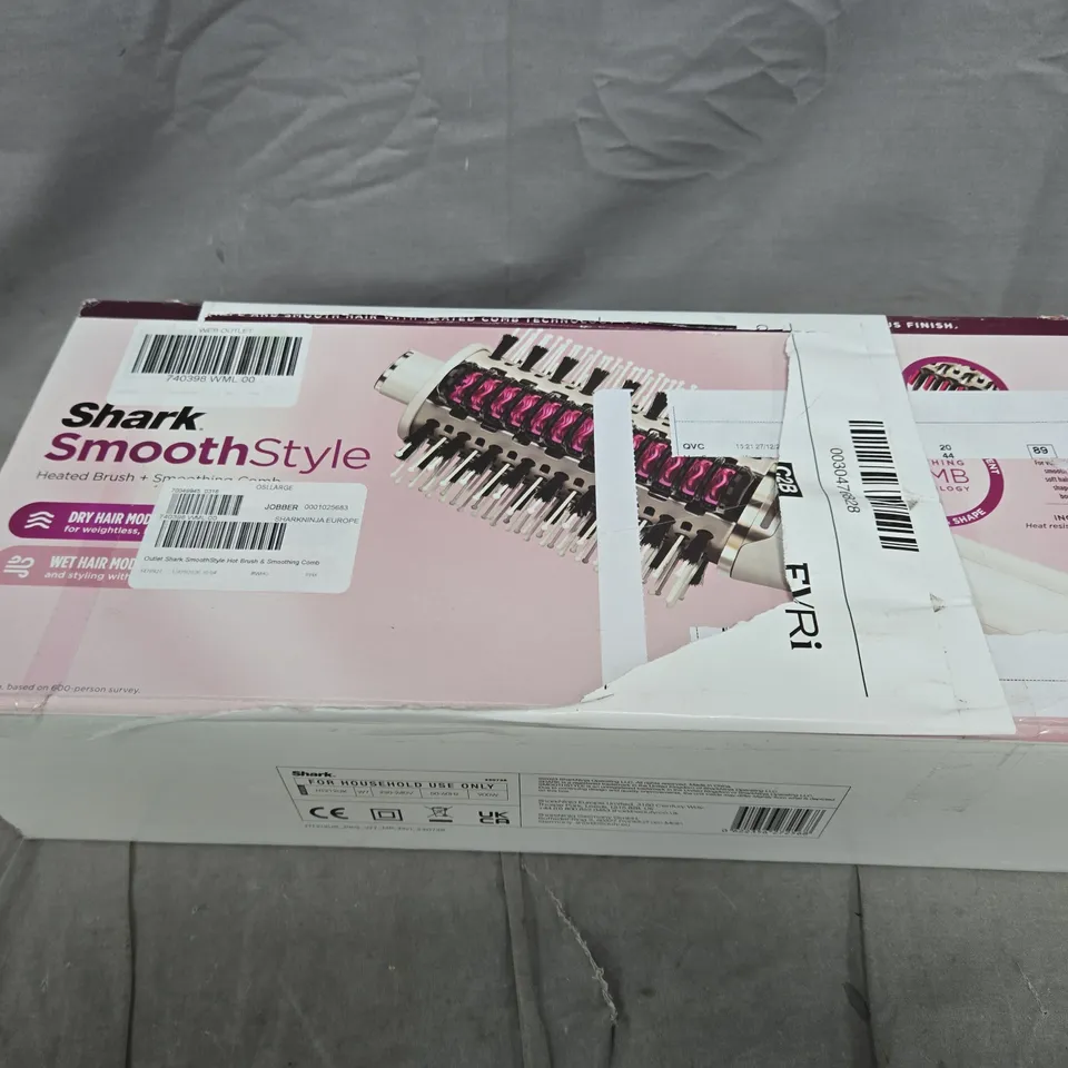 SHARK SMOOTHSTYLE HOT BRUSH & SMOOTHING COMB