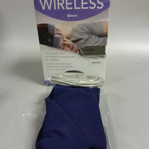 BOXED SLEEP-PHONES WIRELESS BLUETOOTH SLEEPING HEADPHONES - M
