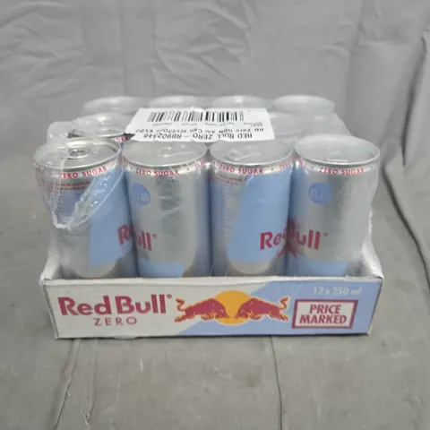 RED BULL ZERO 12 X 250ML CANS 