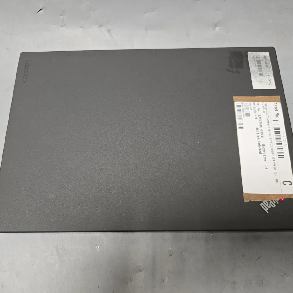 LENOVO X260 THINKPAD LAPTOP IN BLACK