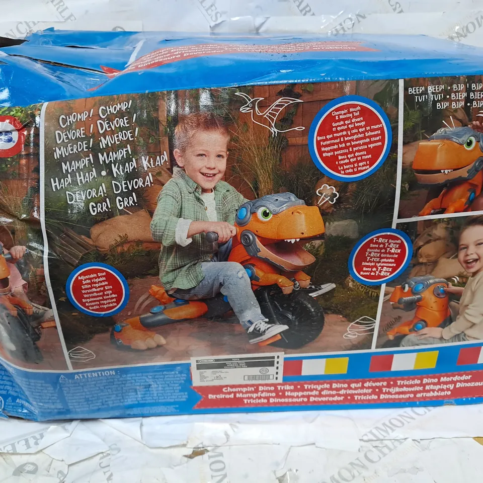 BOXED LITTLE TIKES CHOMPIN' DINO TIKE  RRP £94.99