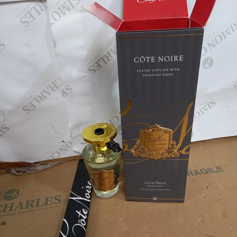 COTE NOIRE LUXURY DIFFUSER WITH ADVANCED REED'S