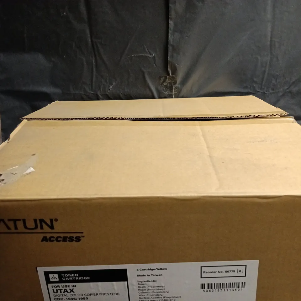 8 X KATUN UTAX COPIER/PRINTER CARTRIDGES - YELLOW