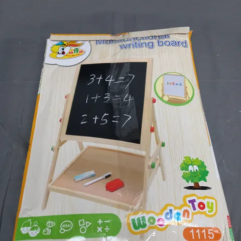 WOODEN TOY KIDS MULTIFUNCTIONAL WRITING BOARD