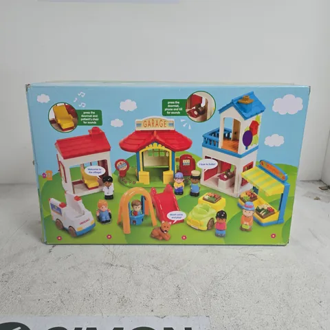 BOXED HAPPYLAND VILLAGE COLLECTION SET