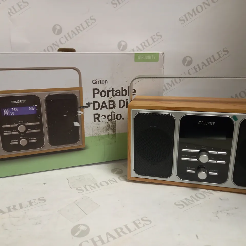 MAJORITY GIRTON PORTABLE DAB DIGITAL RADIO
