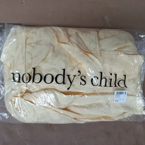 BAGGED NOBODY'S CHILD FIFI MAXI DRESS IN YELLOW SIZE UK 12
