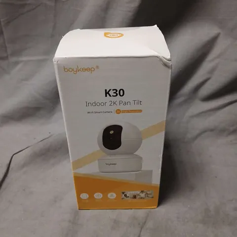 BOYKEEP K30 INDOOR 2K PAN TILT WI-FI SMART CAMERA – BOXED AND SEALED