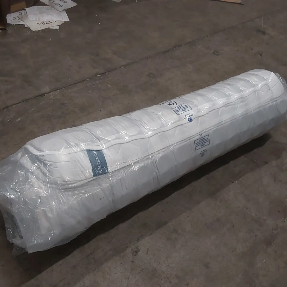 QUALITY BAGGED AND ROLLED OVERLY SERENITY HYBRID COIL AND MEMORY FOAM MATTRESS - 5' KING SIZE