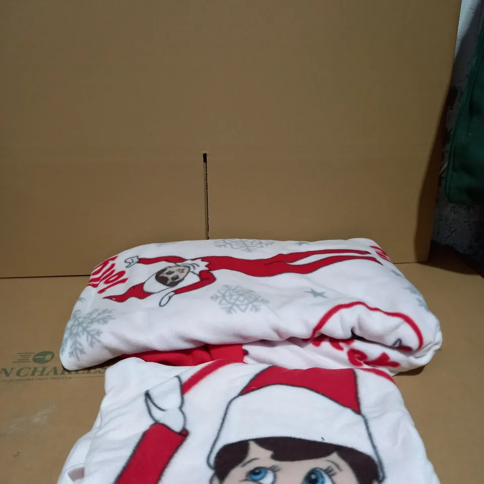THE ELF ON THE SHELF FLEECE SINGLE BEDDING 