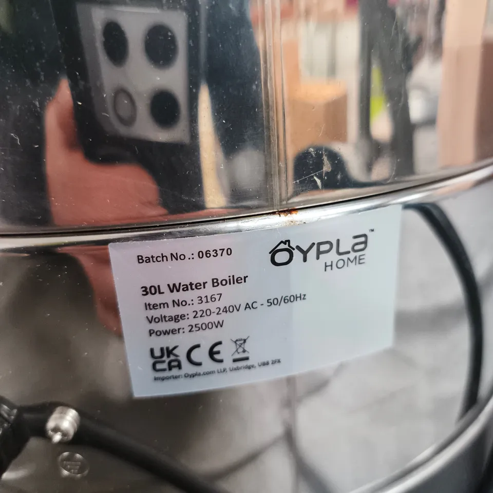 OYPLA HOME 30L WATER BOILER – 2,500W, 220-240V