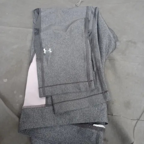 UNDER ARMOUR GREY ATHLETIC LEGGINGS - SIZE UNKNOWN