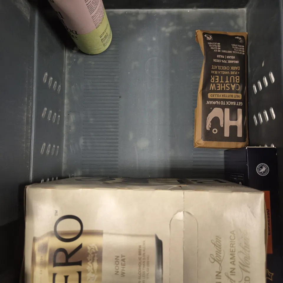 APPROXIMATELY 8 ASSORTED FOOD/DRINK PRODUCTS TO INCLUDE NUTELLA, GUYLIAN CHOCOLATES, COCONUT WATER ETC