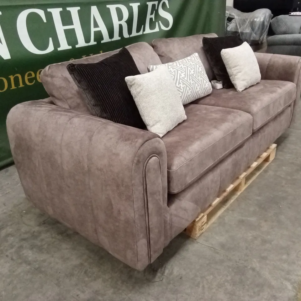 AMARA 3 SEATER SOFA - CHOCOLATE RRP £1349