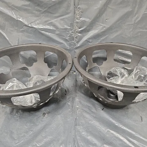PAIR OF 15" LARGE EASY FILL HANGING BASKETS