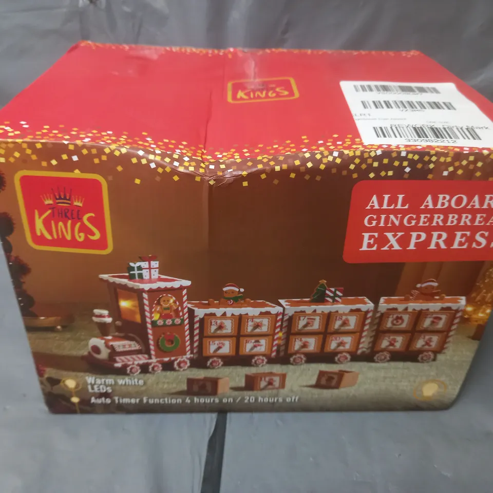 BOXED THREEKINGS GINGERBREAD EXPRESS