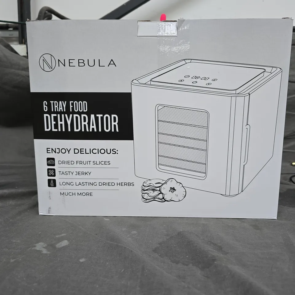 NEBULA 6 TRAY FOOD DEHYDRATOR – BOXED