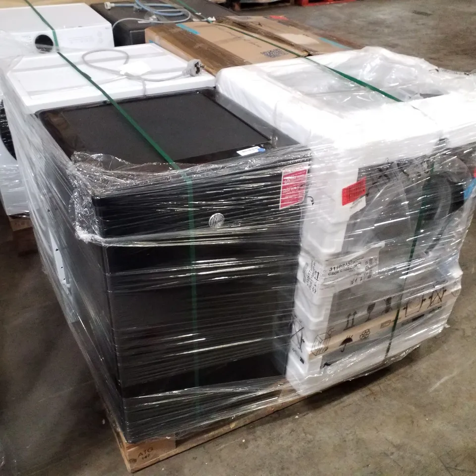 PALLET OF APPROXIMATELY 4 UNPROCESSED RAW RETURN WHITE GOODS TO INCLUDE;