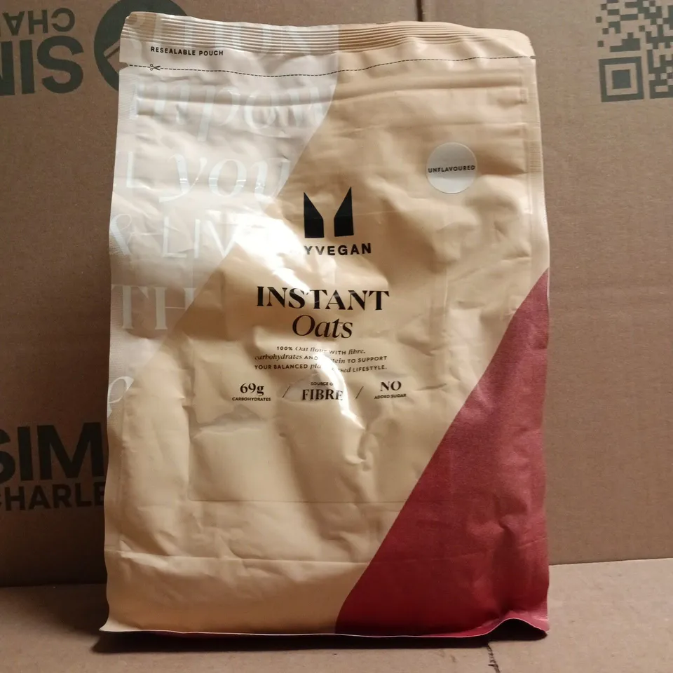 MY VEGAN INSTANT OATS - UNFLAVOURED