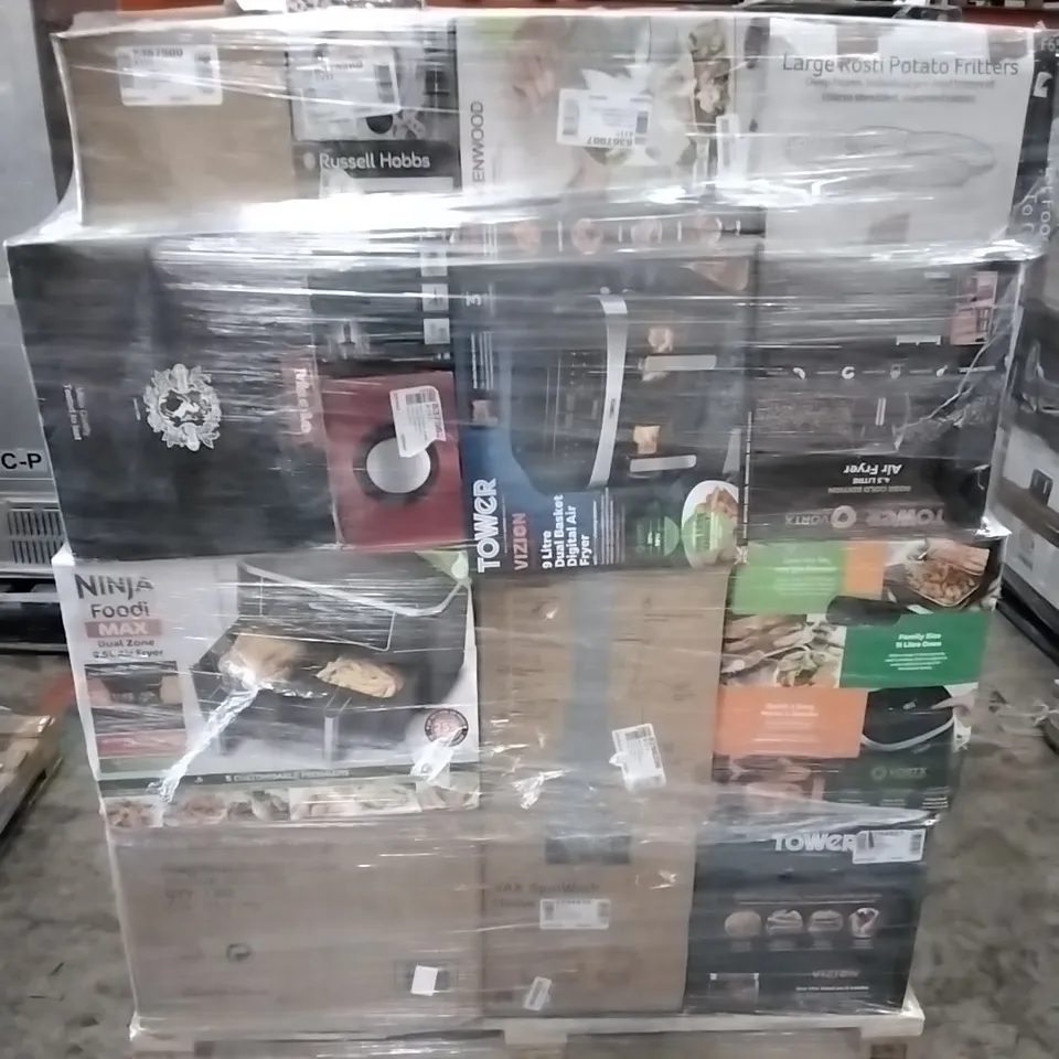 PALLET OF APPROXIMATELY 37 UNPROCESSED RAW RETURN HOUSEHOLD AND ELECTRICAL GOODS TO INCLUDE;