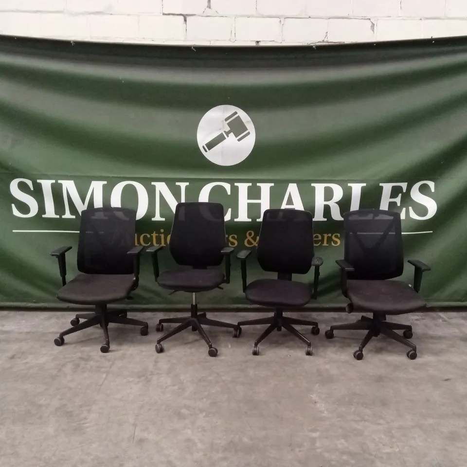 8 x ASSORTED SWIVEL OFFICE CHAIRS