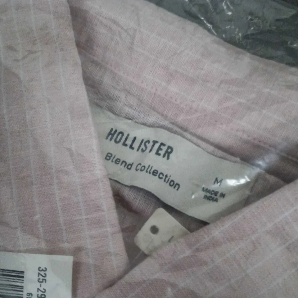 HOLLISTER BLEND COLLECTION SHIRT – PINK, SIZE M 