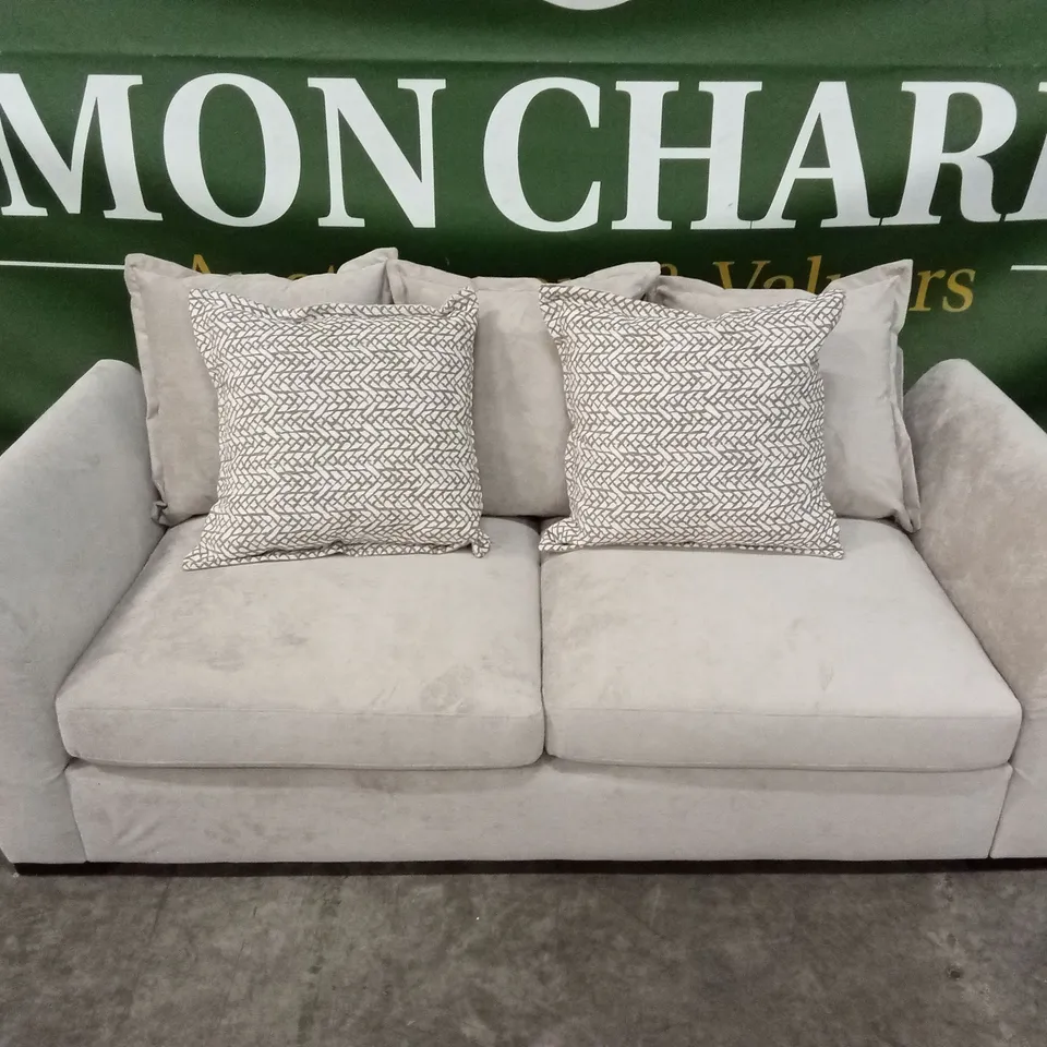 HAVANA FABRIC 3 SEATER SCATTERBACK SOFA - MINK RRP £599